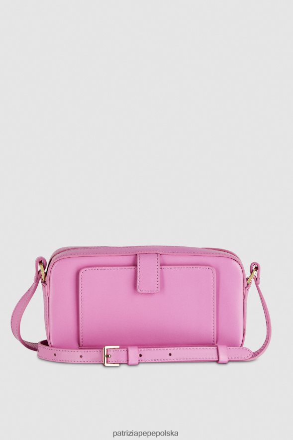 torby| Patrizia Pepe wirtualny fiolet kobiety torebka na ramię z klamrą 866488784