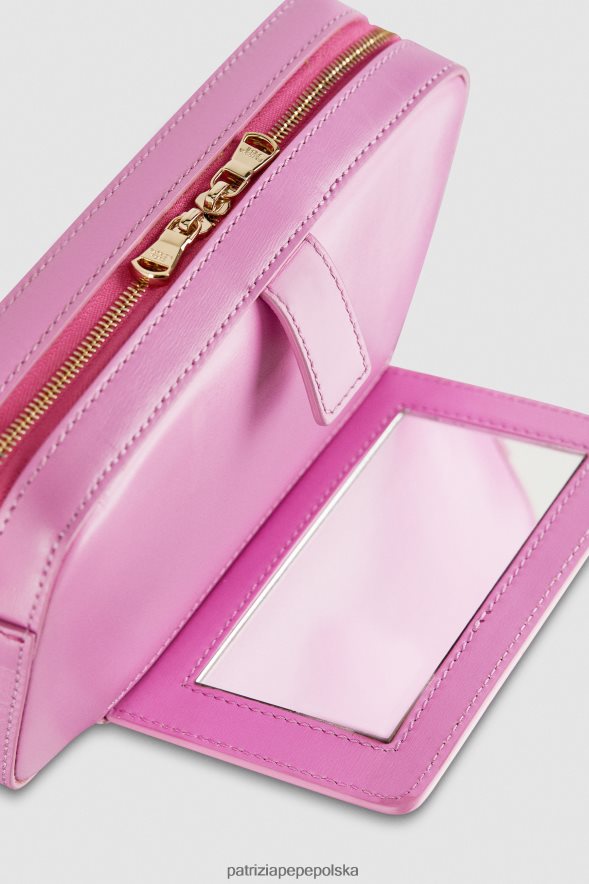 torby| Patrizia Pepe wirtualny fiolet kobiety torebka na ramię z klamrą 866488784