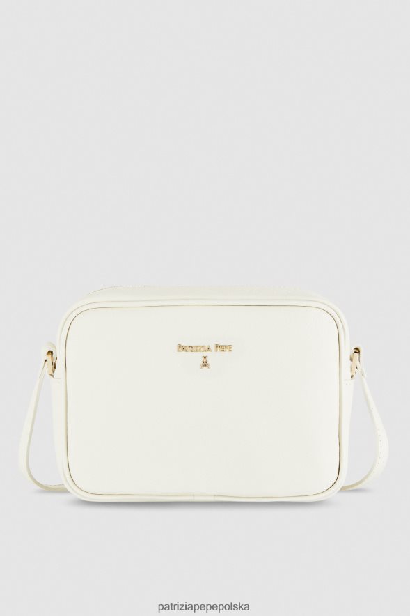 torby| Patrizia Pepe złamana biel kobiety Torba na ramię z futerałem na aparat 866488826