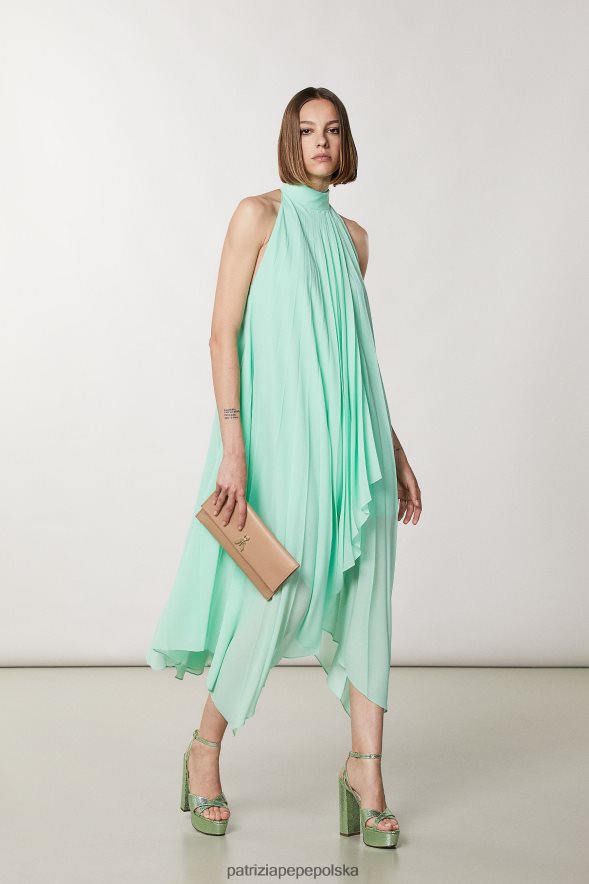 torby| Patrizia Pepe zimowy piasek kobiety torebka sprzęgłowa 866488791