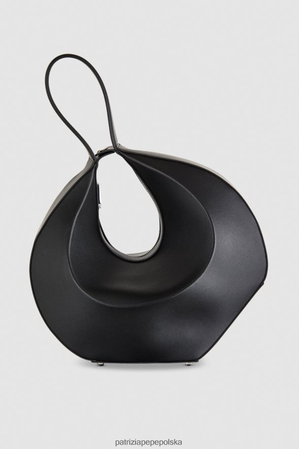torby| Patrizia Pepe Nero kobiety duża torba na bransoletkę typu hobo 866488766