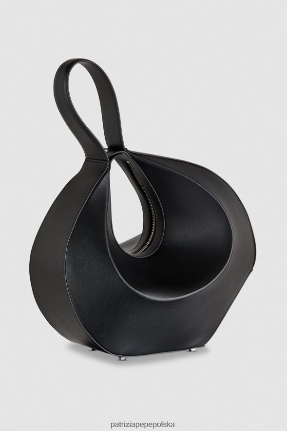 torby| Patrizia Pepe Nero kobiety duża torba na bransoletkę typu hobo 866488766