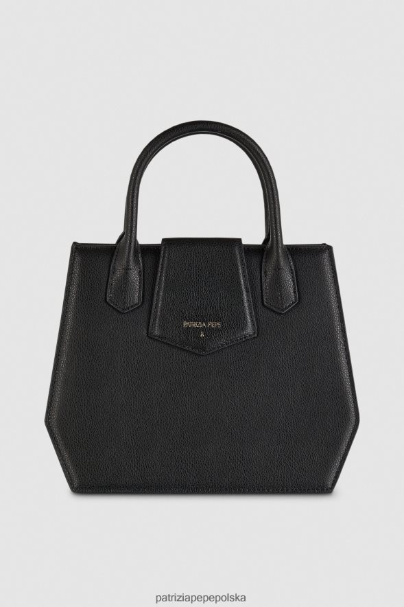 torby| Patrizia Pepe Nero kobiety duża torebka 866488789