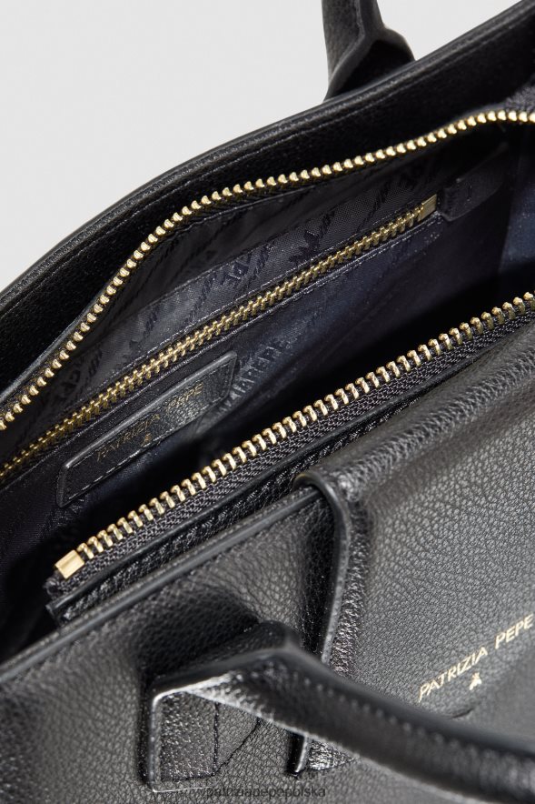 torby| Patrizia Pepe Nero kobiety duża torebka 866488789