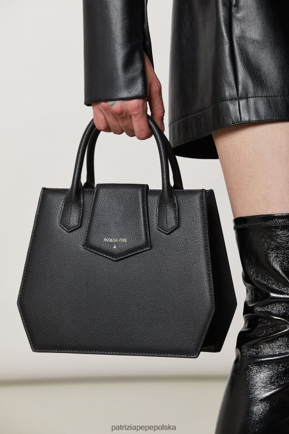 torby| Patrizia Pepe Nero kobiety duża torebka 866488789